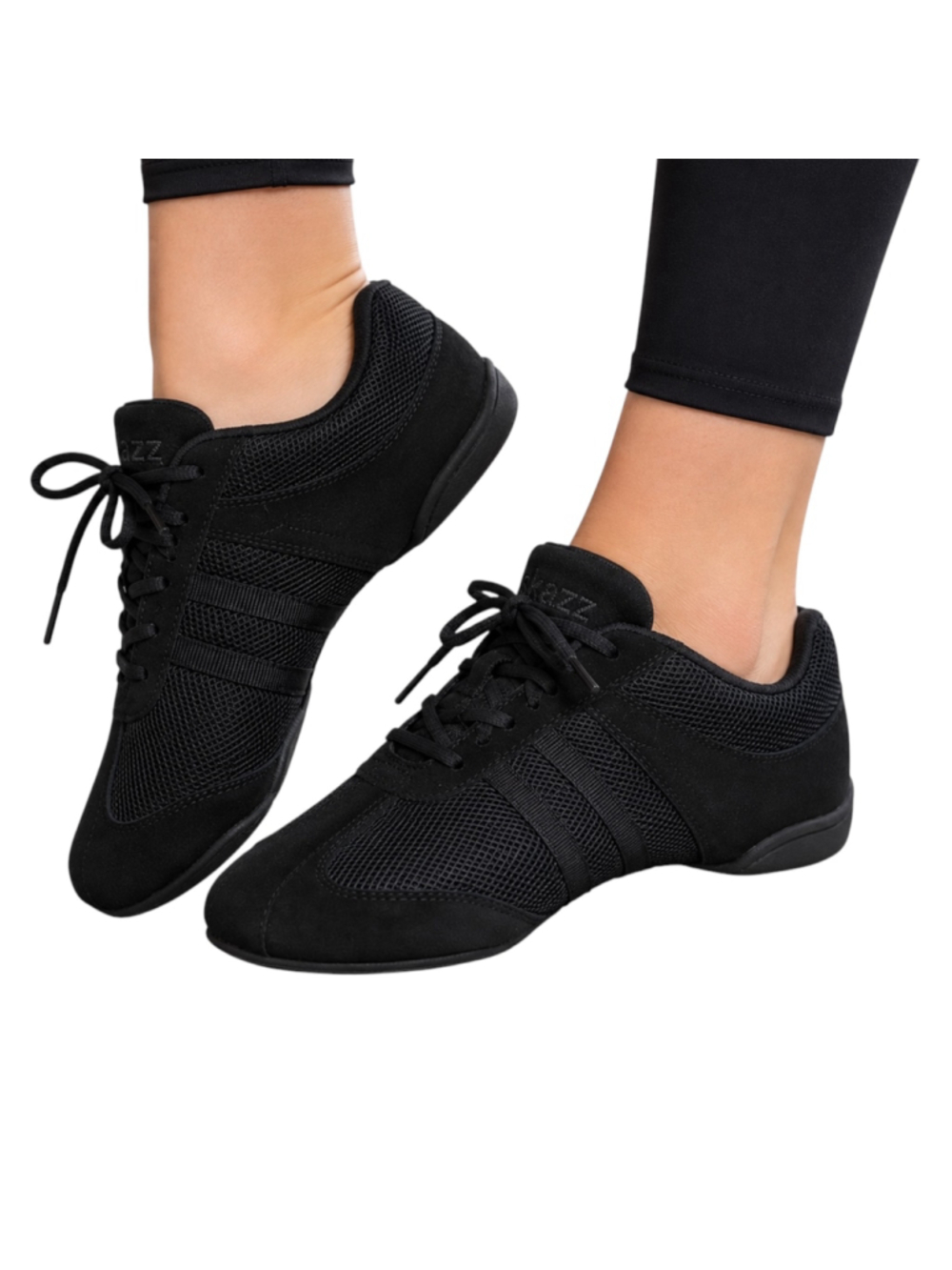 Skazz by Sansha Dyna-Mesh Dance Sneakers Black Split Sole Jazz Shoes Women’s 10M